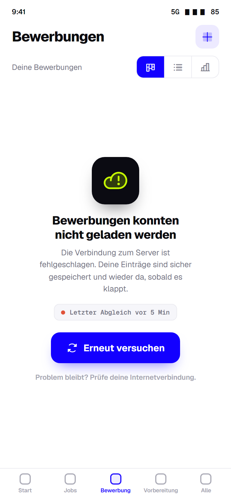 Board · Fehler